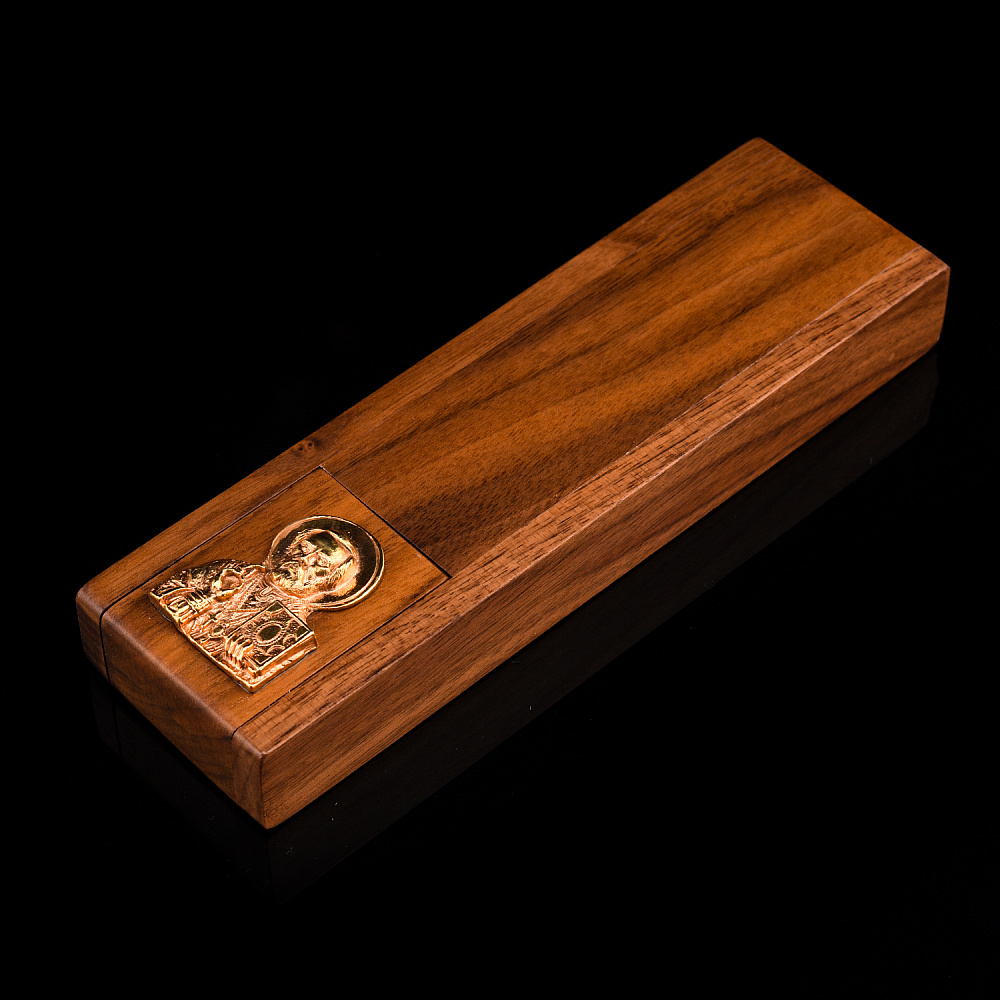 Письменный мини-набор с ручкой «Николай Чудотворец». Златоуст - интернет магазин Русь Велика я фото 2