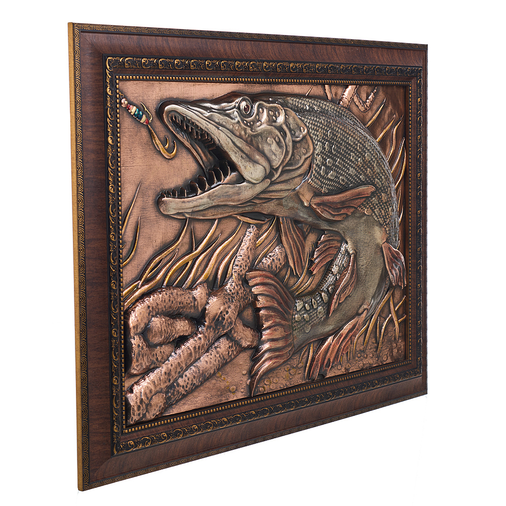 Панно «Щука» 56х41 см - интернет магазин Русь Велика я фото 2