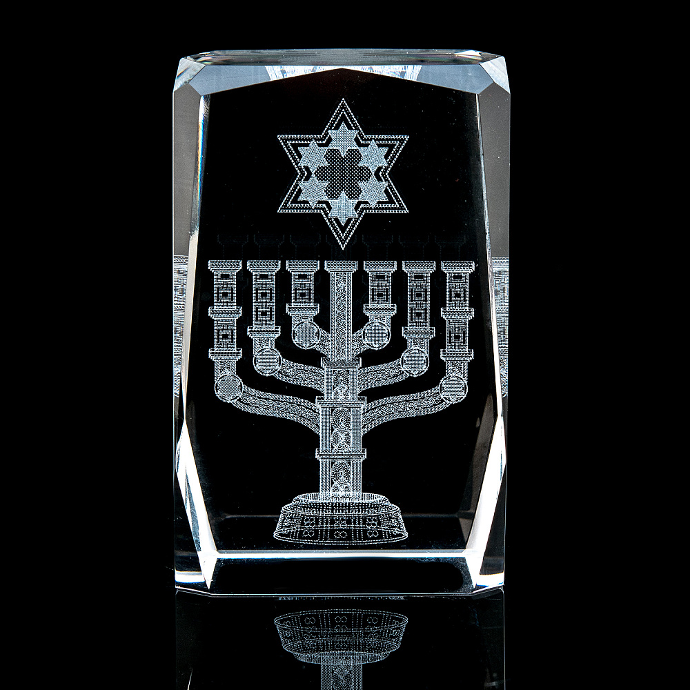 Лазерная графика. Статуэтка «Менора» - интернет магазин Русь Велика я фото 1