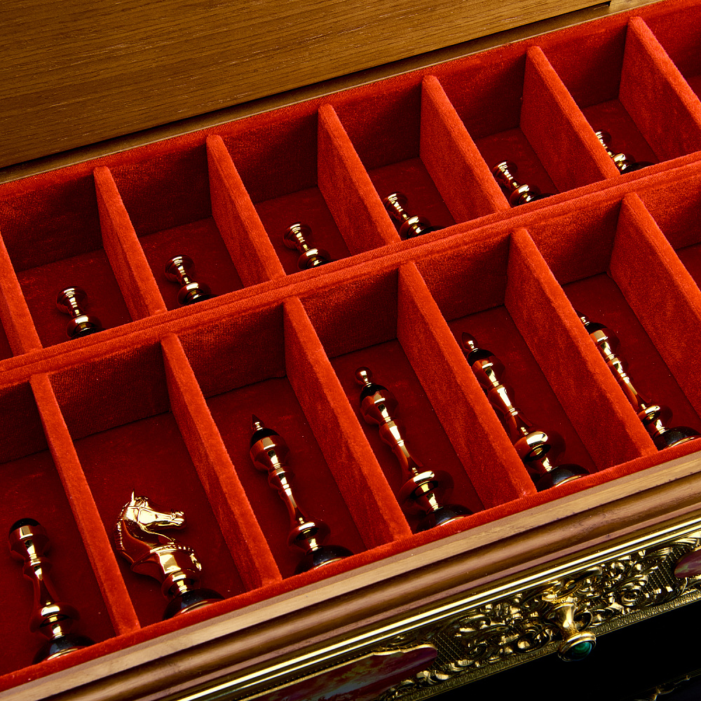 Шахматы из натурального камня «Баталия» Златоуст - интернет магазин Русь Велика я фото 10