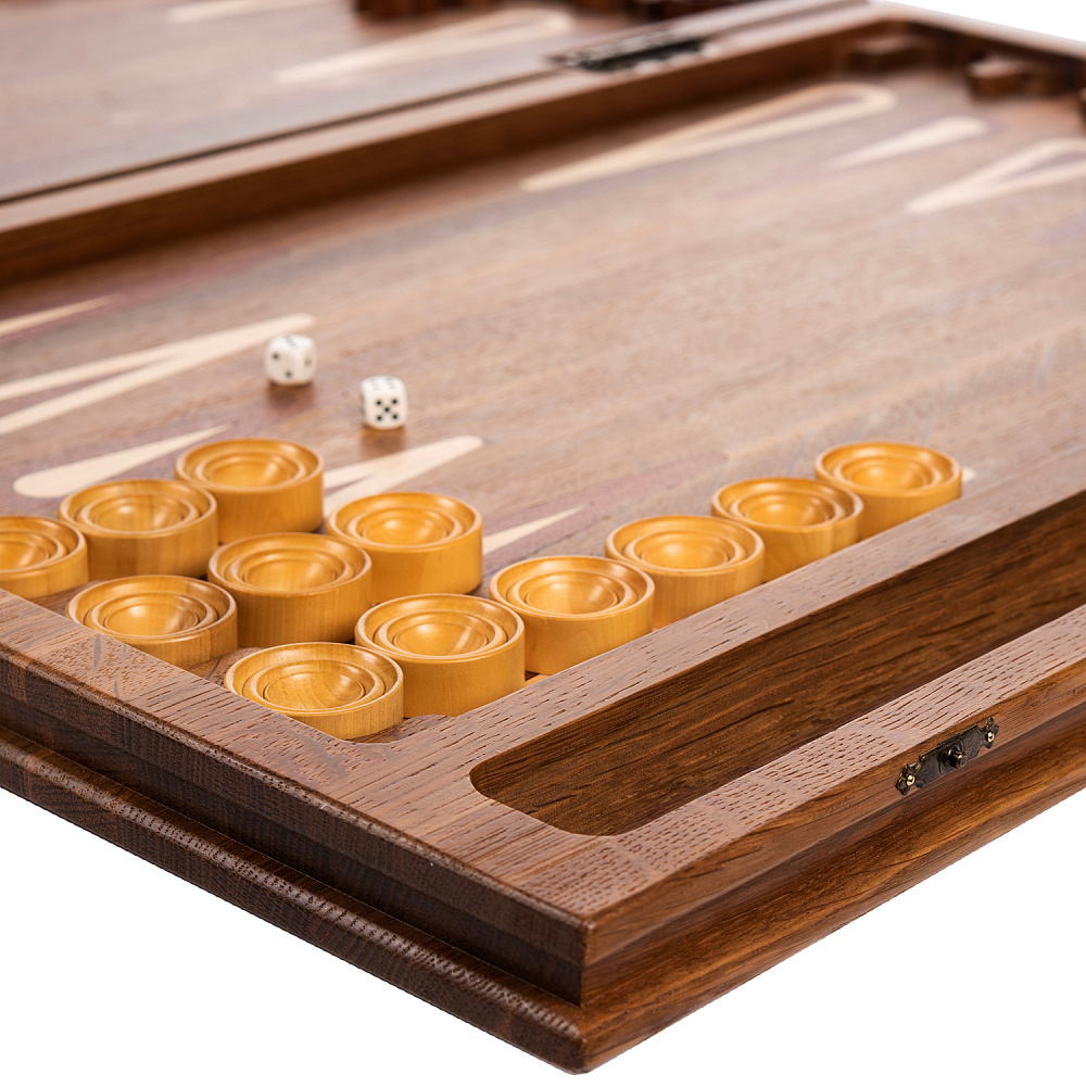 Нарды деревянные из массива морёного дуба «Былинные» - интернет магазин Русь Велика я фото 9