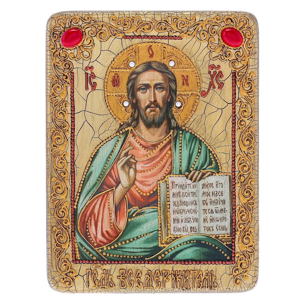 Венчальная пара икон «Божья Матерь Казанская и Вседержитель» - интернет магазин Русь Велика я фото 2