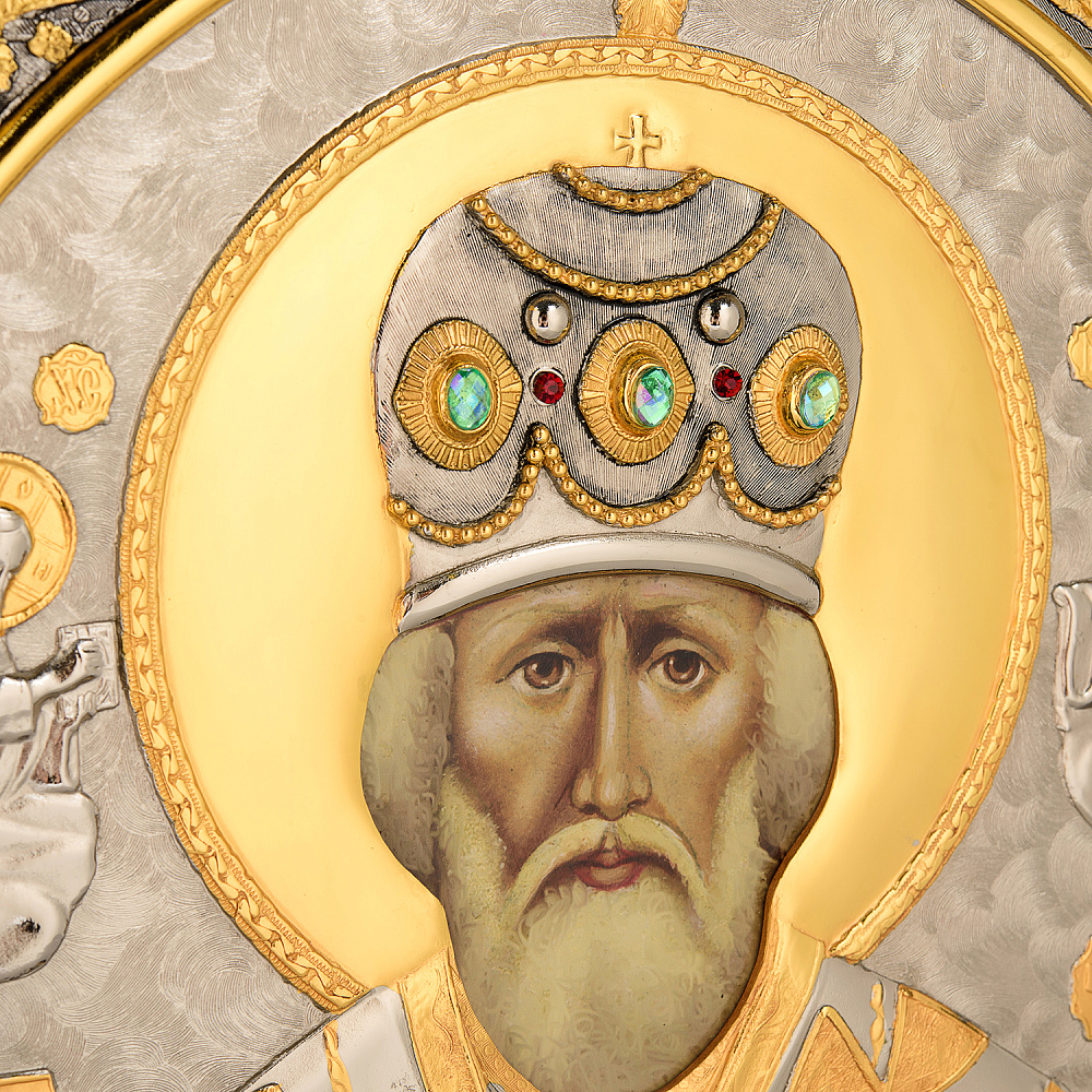 Икона «Николай Чудотворец» 34 х 42,5 см - интернет магазин Русь Велика я фото 3