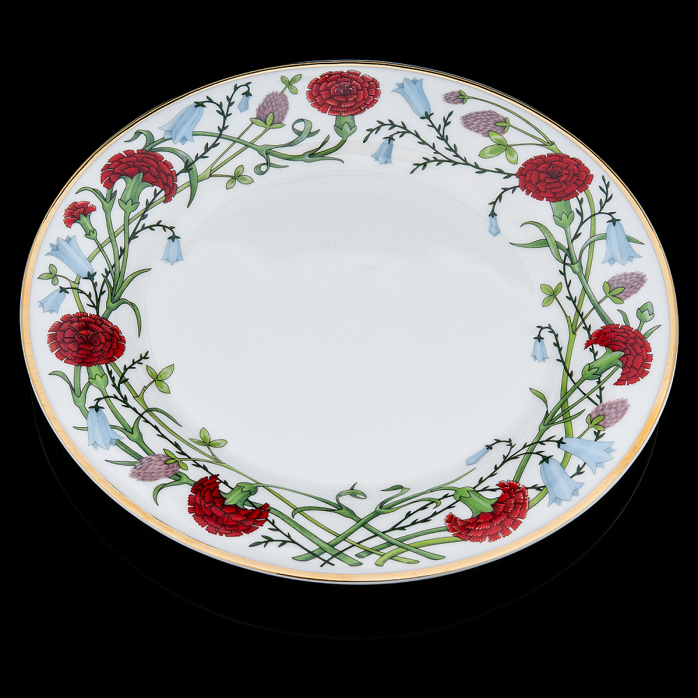 Тарелка плоская «Сад Алисы». Форма Стандартная-2. ИФЗ - интернет магазин Русь Велика я фото 2