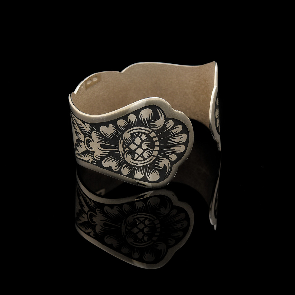 Кольцо для салфеток из серебра 925*. Вес 22,4 г - интернет магазин Русь Велика я фото 2