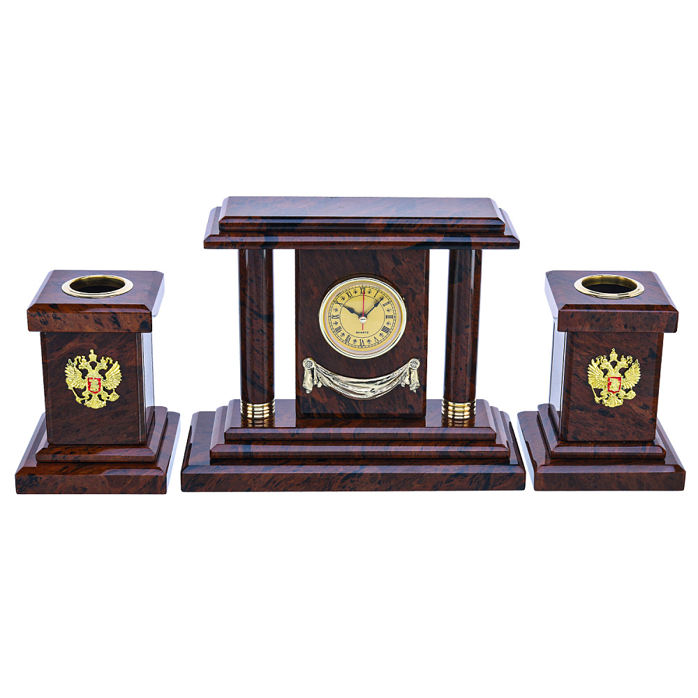 Настольный письменный набор из натурального камня - интернет магазин Русь Велика я фото 1