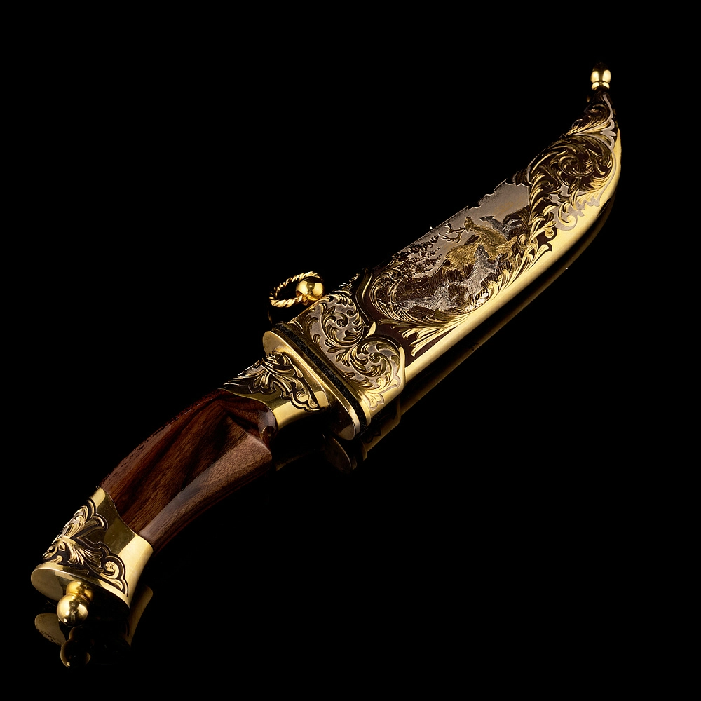 Нож сувенирный «Охота на оленя». Златоуст - интернет магазин Русь Велика я фото 1