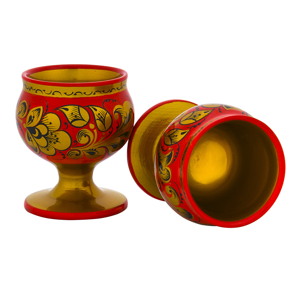 Питейный набор на 6 персон «Винный». Хохлома - интернет магазин Русь Велика я фото 3