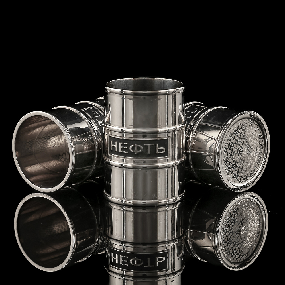 Питейный набор на 3 персоны «Нефть». Златоуст - интернет магазин Русь Велика я фото 1