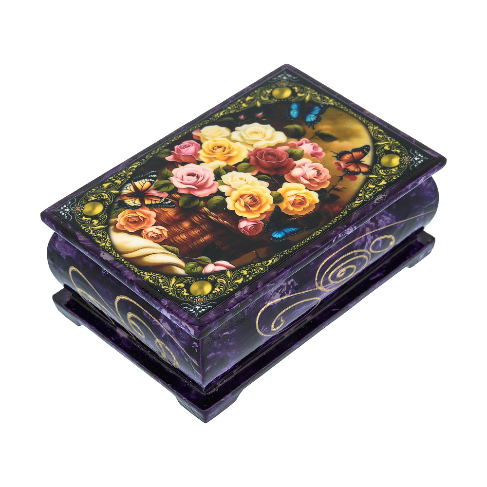 Шкатулка «Цветы» - интернет магазин Русь Велика я фото 1