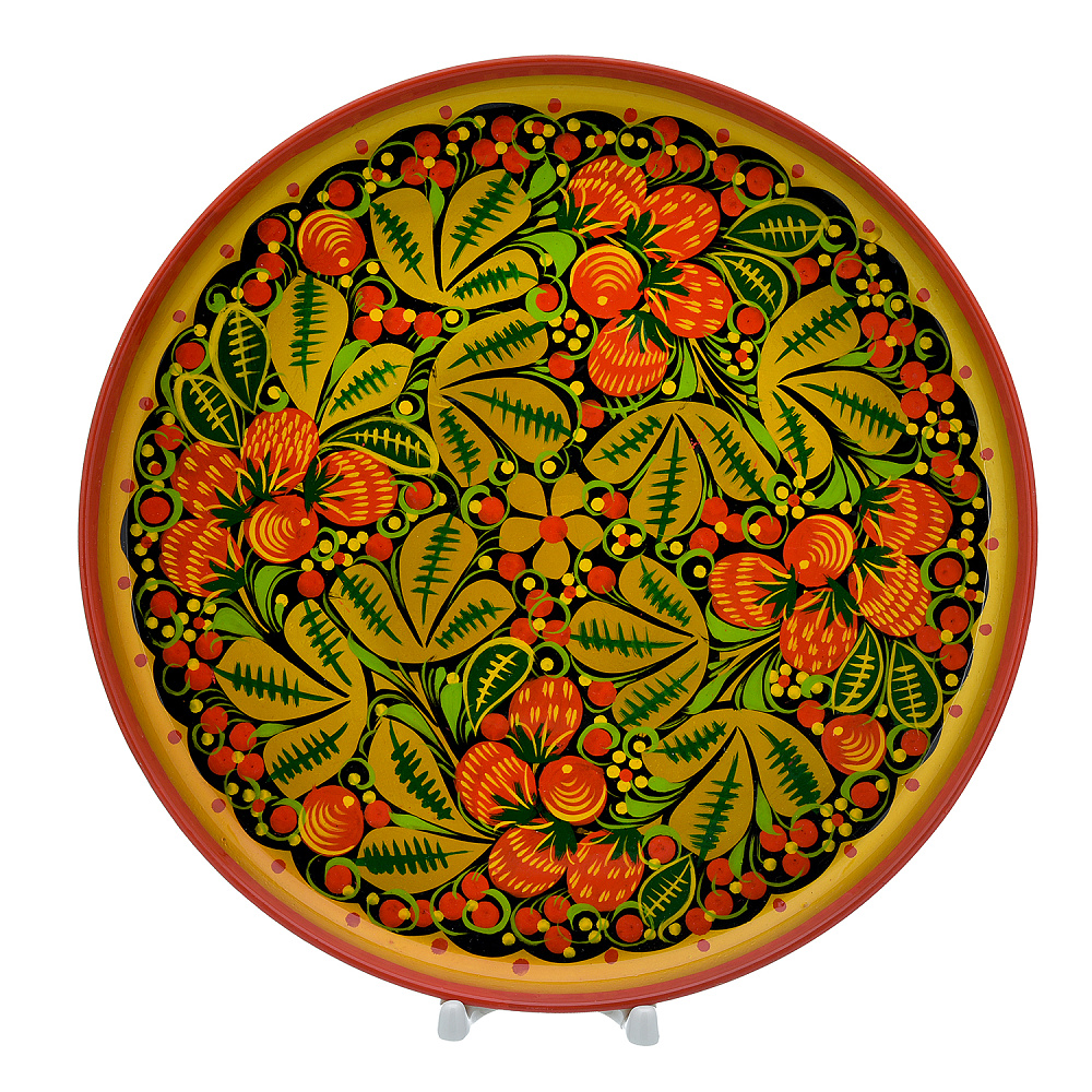 Питейный набор для сока «Клубника». Хохлома - интернет магазин Русь Велика я фото 3