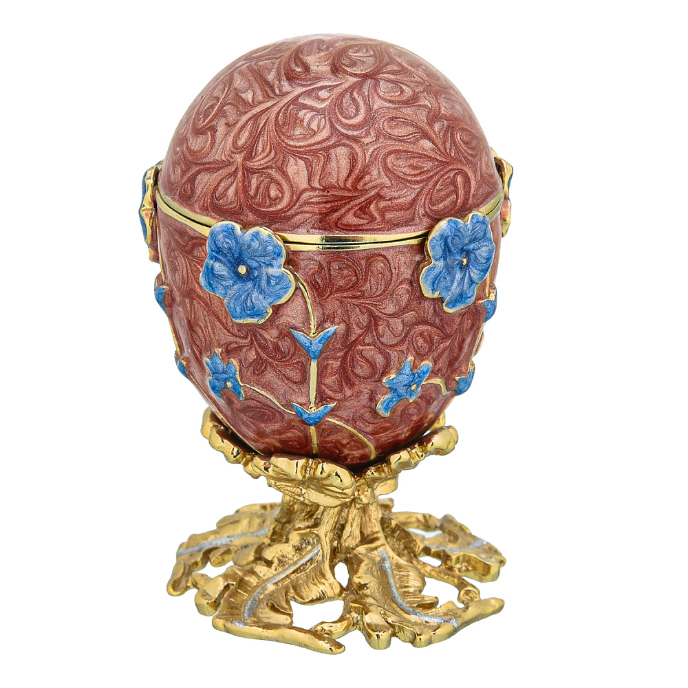 Пасхальное яйцо-шкатулка «Маки». Традиции Фаберже - интернет магазин Русь Велика я фото 2