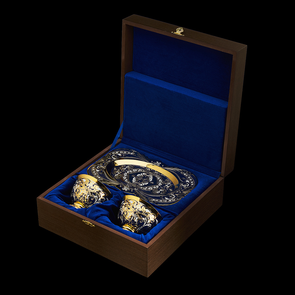 Питейный набор на 2 персоны «Восток». Златоуст - интернет магазин Русь Велика я фото 4