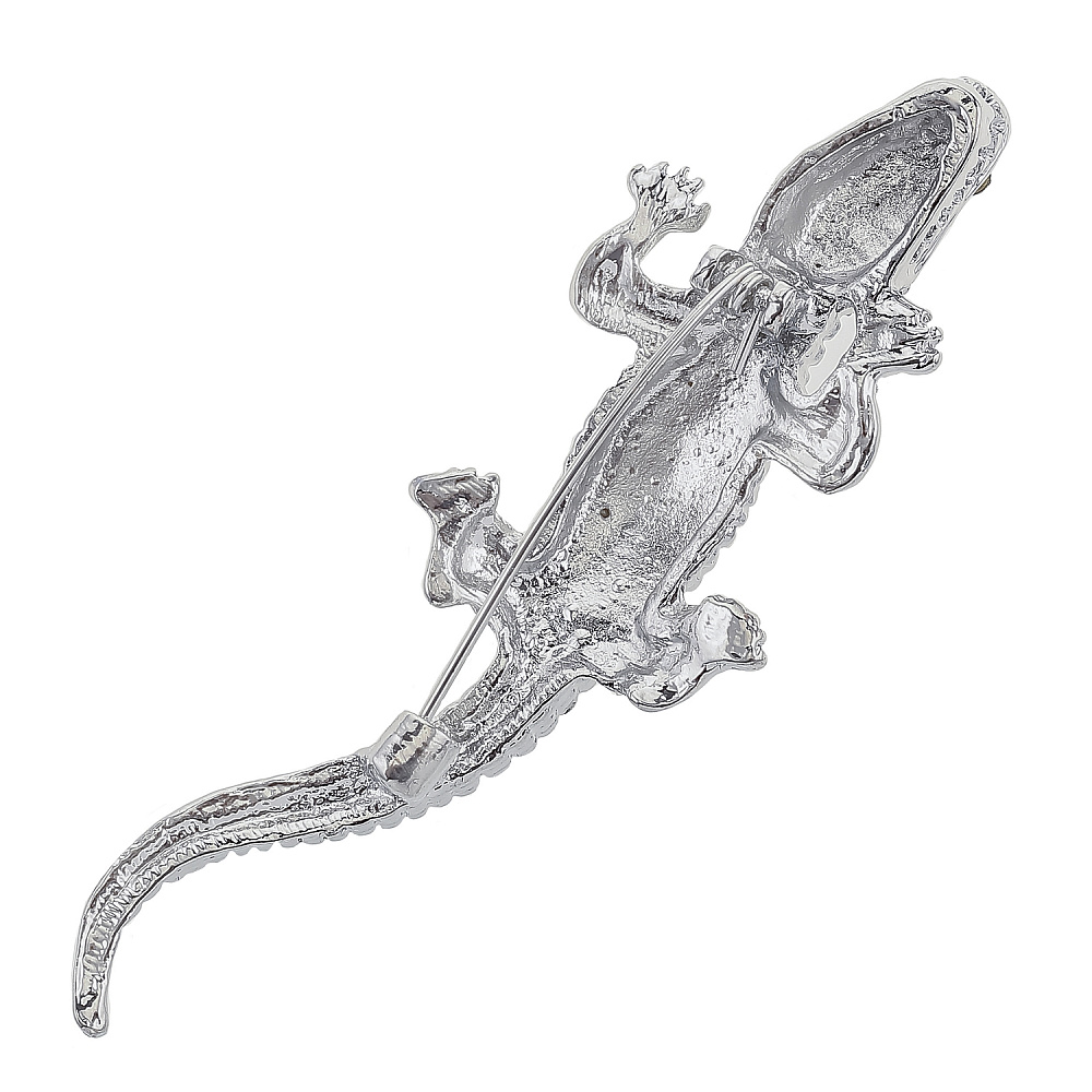 Брошь со стразами «Крокодил» - интернет магазин Русь Велика я фото 1