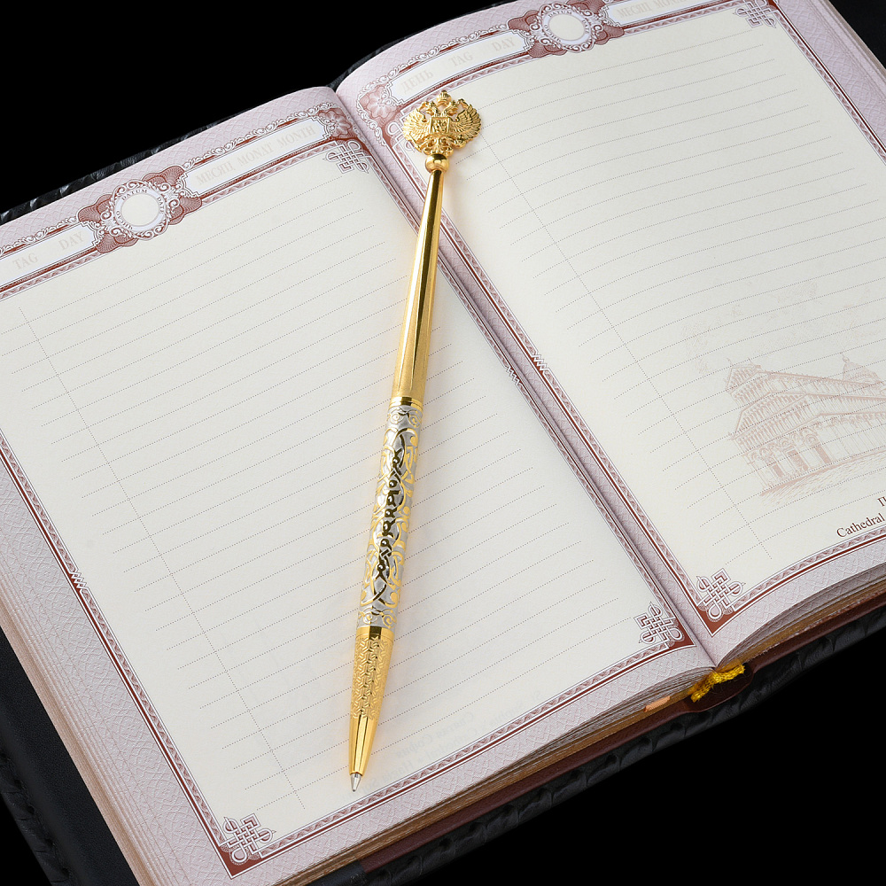 Набор с ежедневником и ручкой «Триколор». Гравюра Златоуст - интернет магазин Русь Велика я фото 5