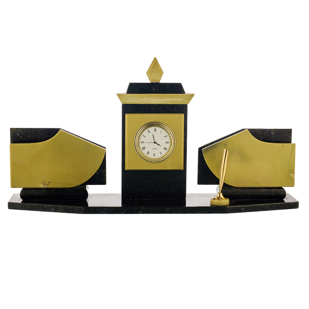 Настольный набор из камня «Триколор» - интернет магазин Русь Велика я 