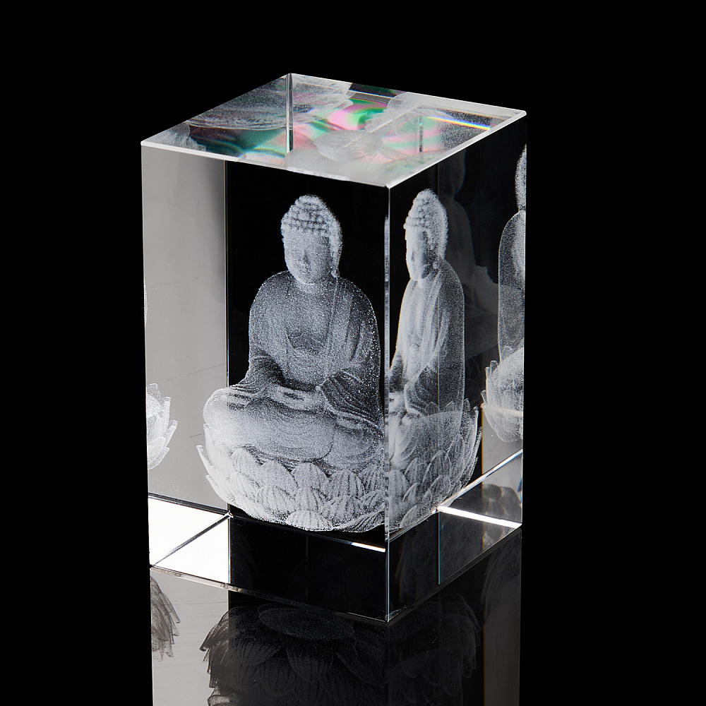 Лазерная графика. Куб «Будда» - интернет магазин Русь Велика я фото 1