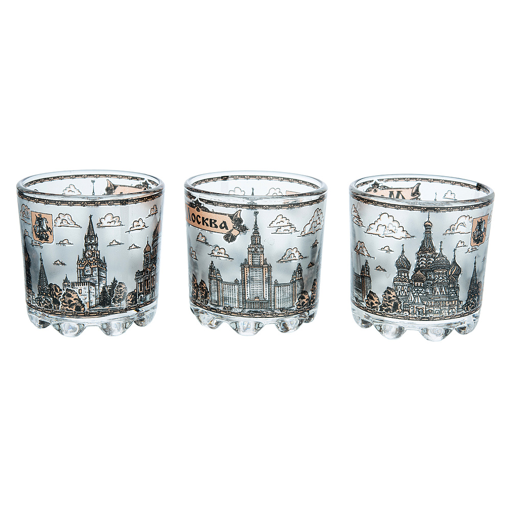 Набор стопок для водки «Москва» - интернет магазин Русь Велика я фото 2