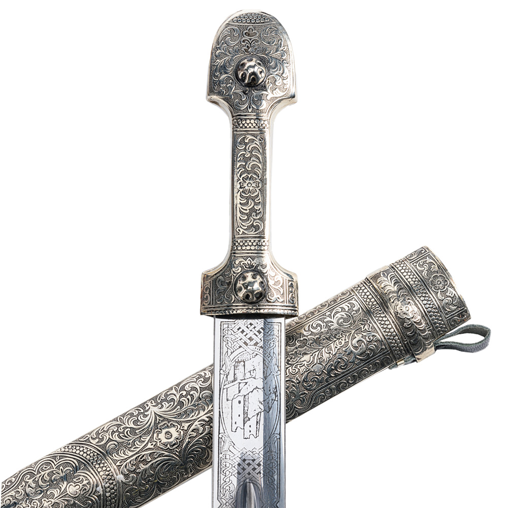 Подарочный набор с кинжалом и рожками для вина - интернет магазин Русь Велика я фото 6