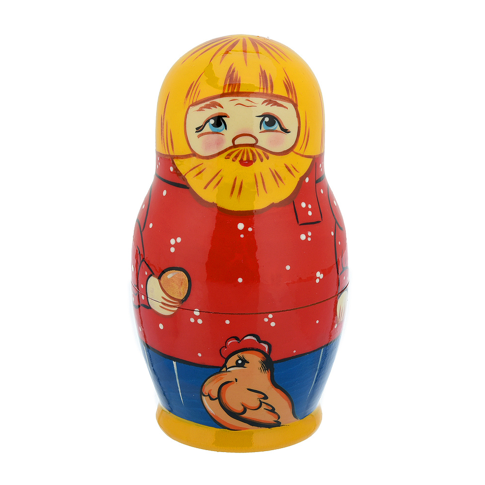 Матрешка «Русские сказки. Золотое яичко» 6 мест - интернет магазин Русь Велика я фото 1