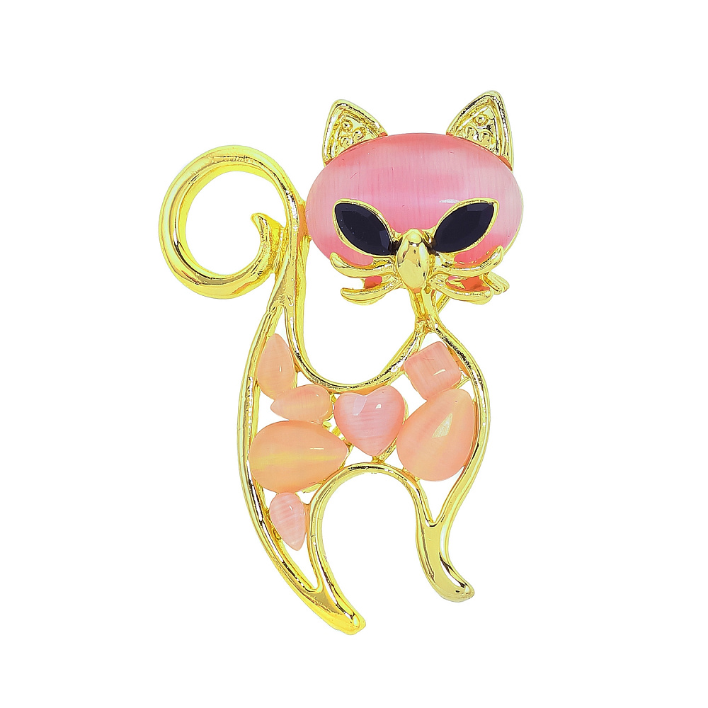 Брошь «Кошка» - интернет магазин Русь Велика я 