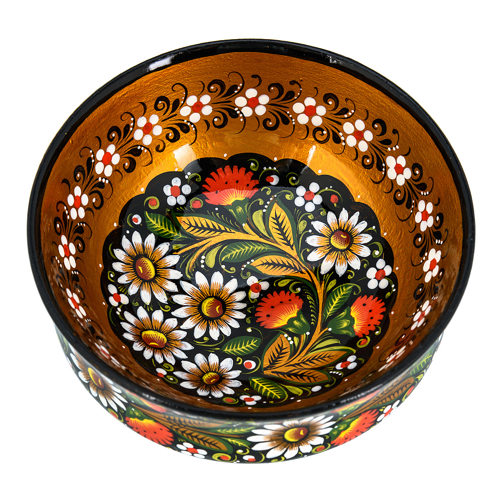 Чаша с росписью. Хохлома - интернет магазин Русь Велика я фото 2