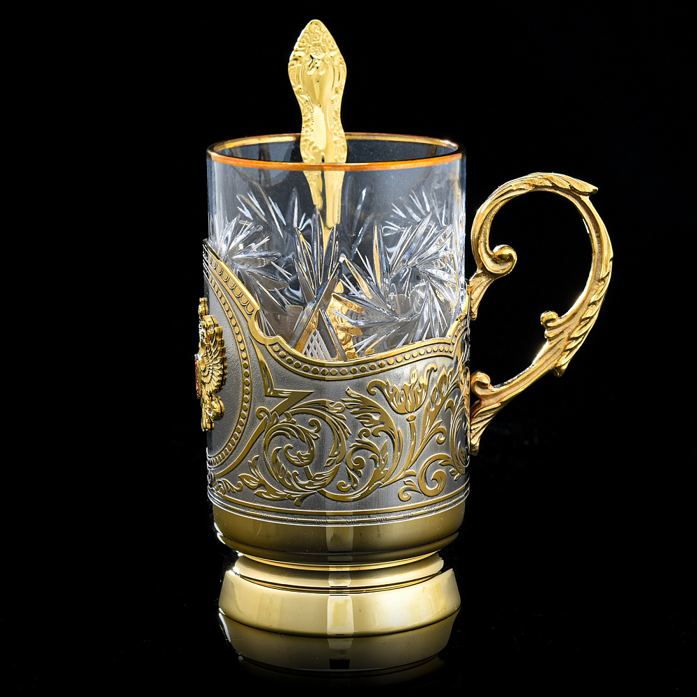 Подстаканник «Герб РФ». Златоуст - интернет магазин Русь Велика я фото 2