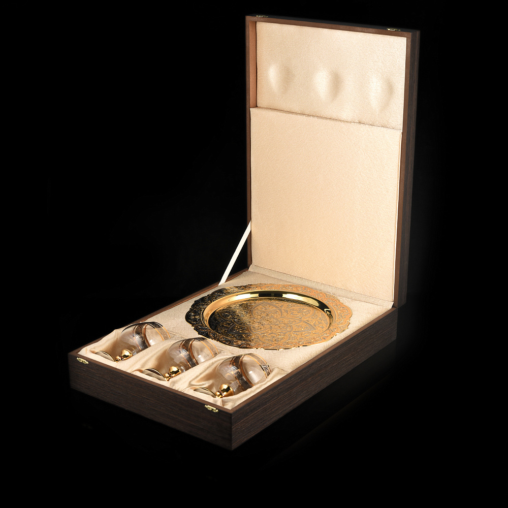 Питейный набор для коньяка «Искушение». Златоуст - интернет магазин Русь Велика я фото 1