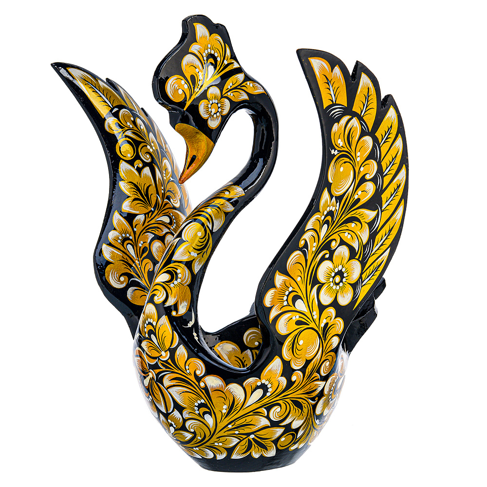 Братина «Лебедь». Хохлома - интернет магазин Русь Велика я 