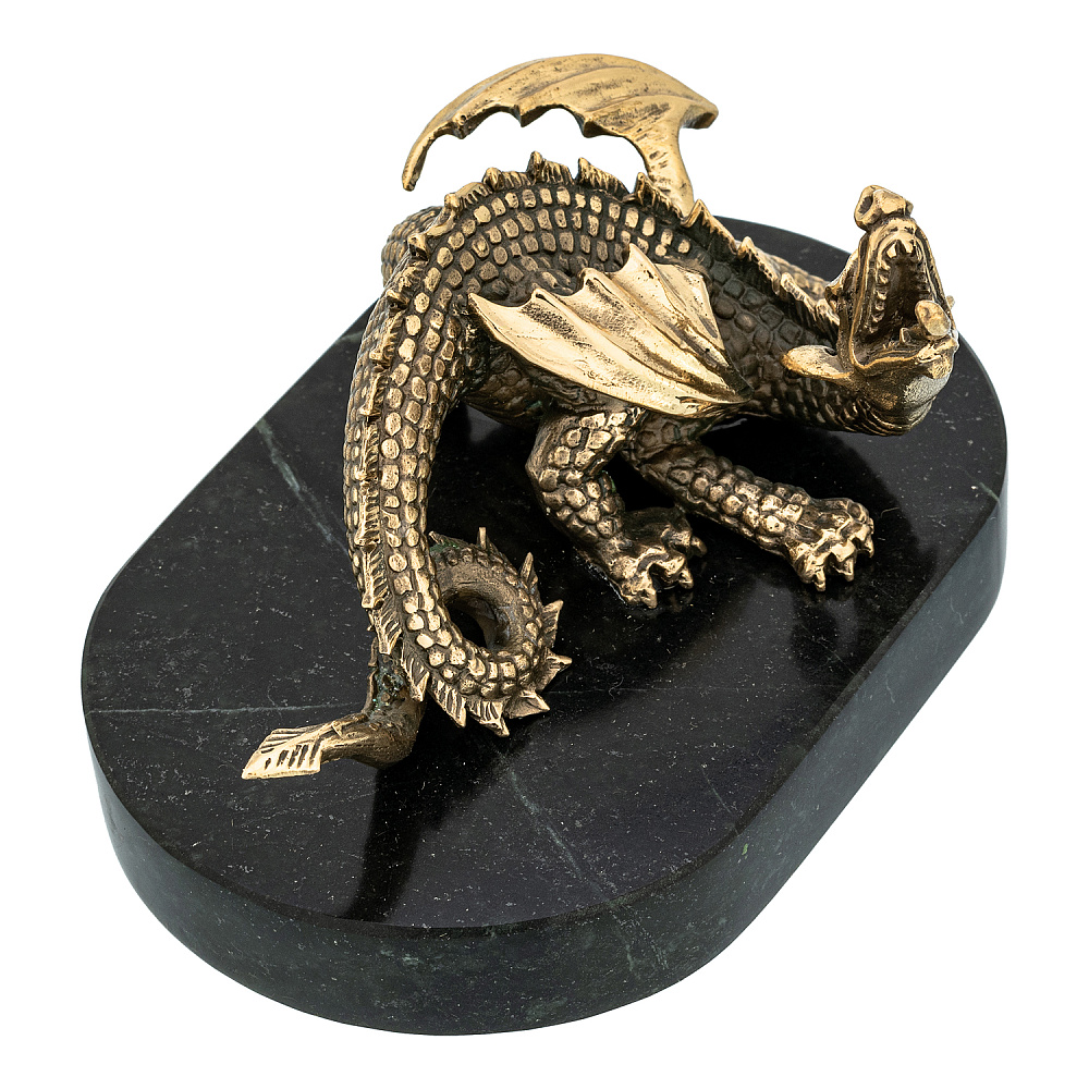 Бронзовая статуэтка «Западный дракон» - интернет магазин Русь Велика я фото 4