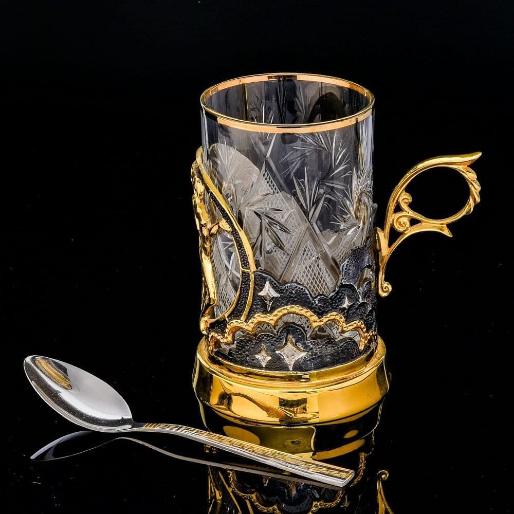 Подстаканник «Знаки зодиака. Близнецы». Златоуст - интернет магазин Русь Велика я фото 1