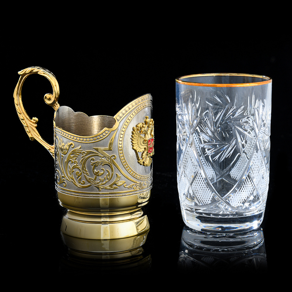 Подстаканник «Герб РФ». Златоуст - интернет магазин Русь Велика я фото 3