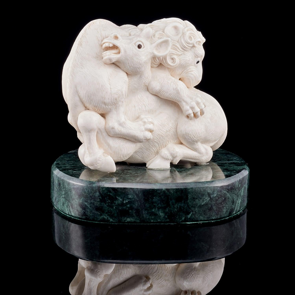 Скульптура «Охота льва» - интернет магазин Русь Велика я 