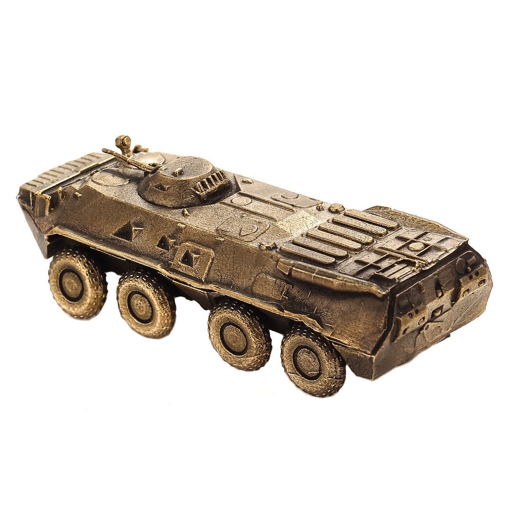 Скульптура «БТР 80» из бронзы. Масштаб 1:100 - интернет магазин Русь Велика я фото 4