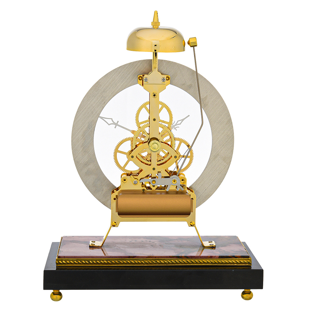 Часы каминные «Скелетон с боем». Златоуст - интернет магазин Русь Велика я фото 2