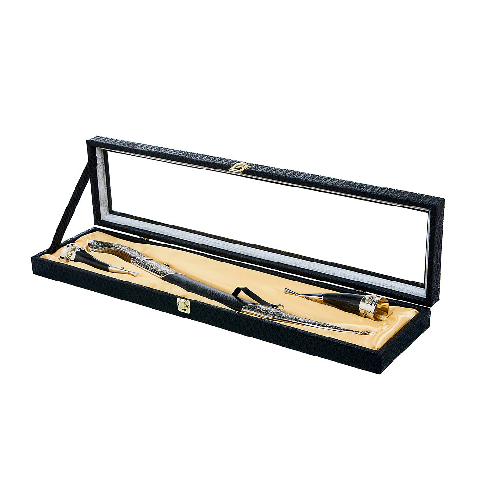 Подарочный набор с кинжалом и рожками для вина «Янычар» - интернет магазин Русь Велика я 