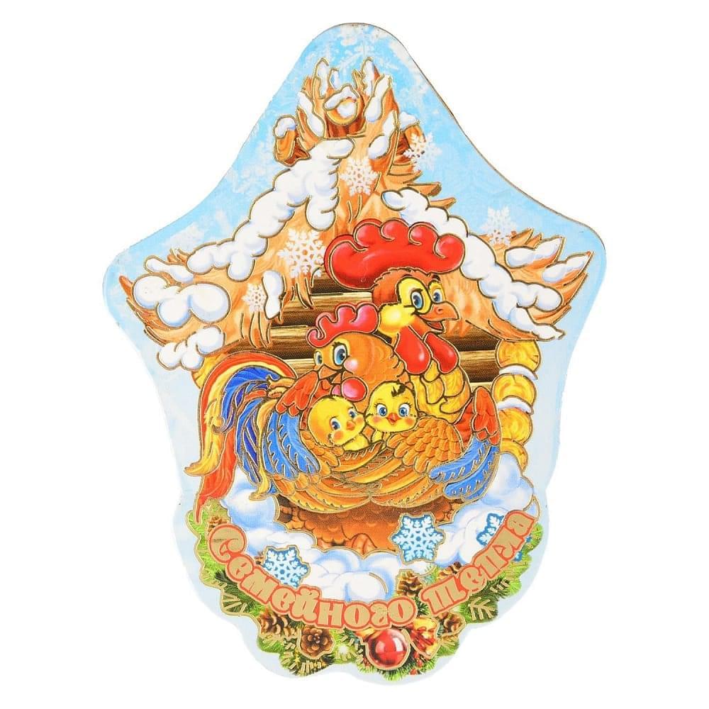 Сувенир Магнит «ПЕТУШОК» дер. формы и цвета в асс-те - интернет магазин Русь Велика я фото 4