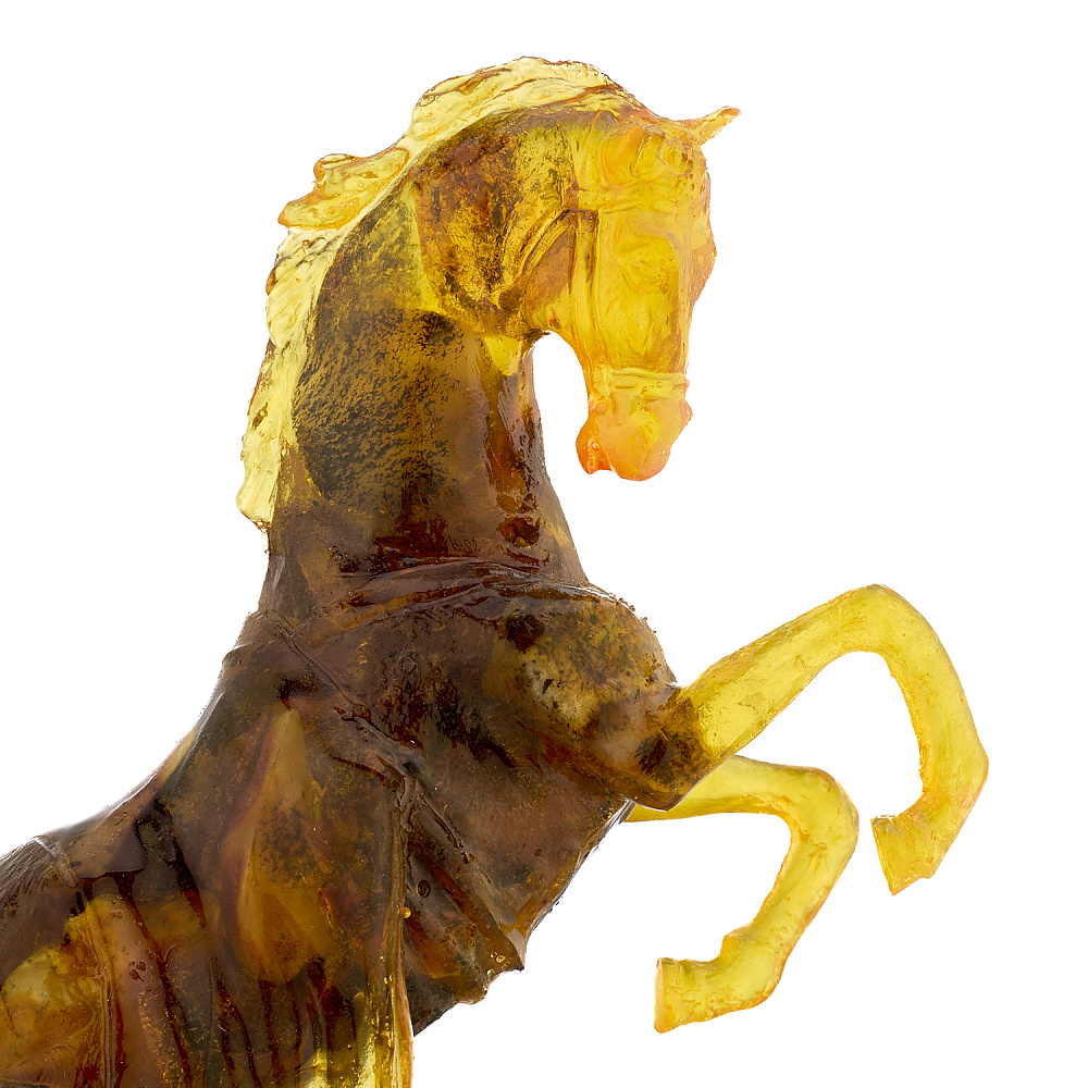 Лошадь Символ 2026 года. Статуэтка из янтаря «Конь ретивый» - интернет магазин Русь Велика я фото 4