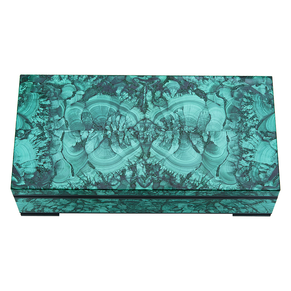 Шкатулка для купюр из малахита - интернет магазин Русь Велика я 