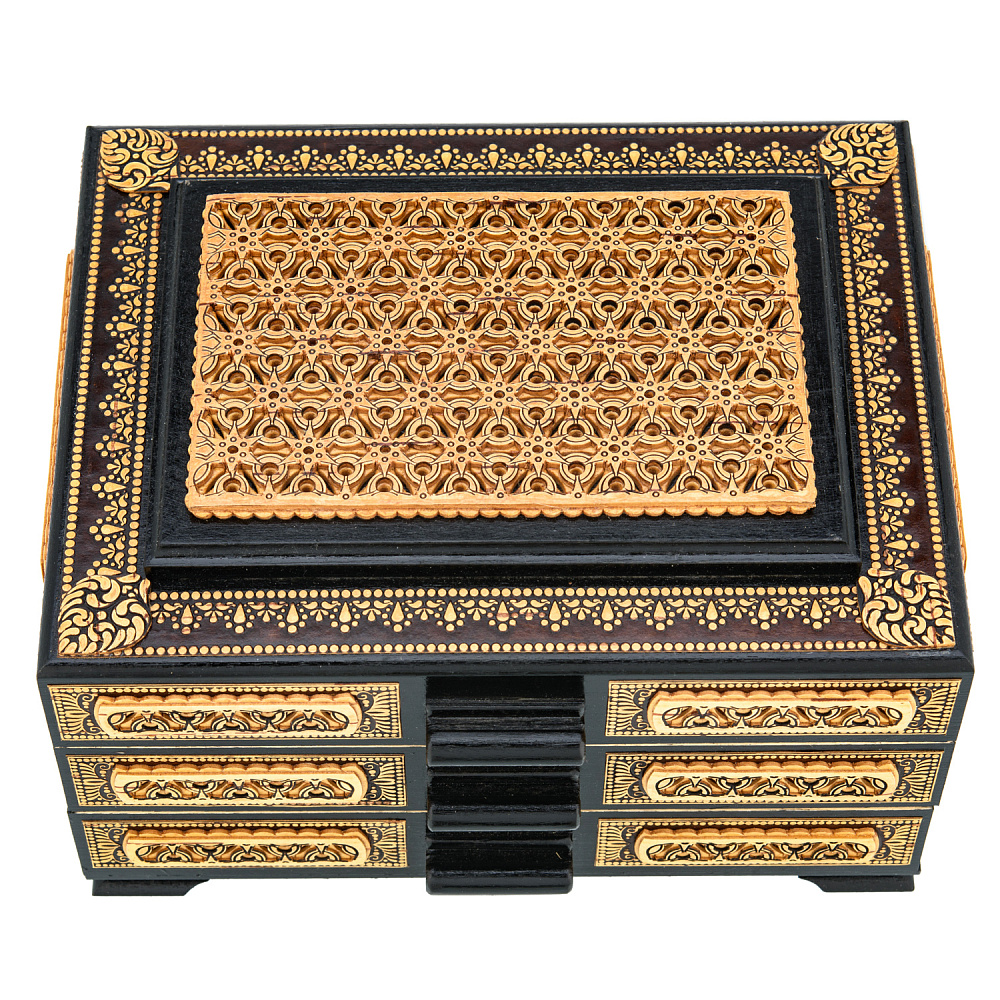 Шкатулка прямоугольная из бересты - интернет магазин Русь Велика я 