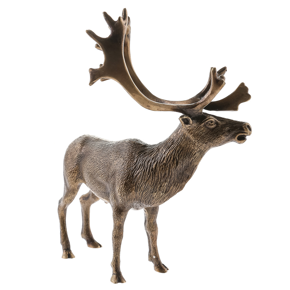 Бронзовая статуэтка «Северный олень» - интернет магазин Русь Велика я фото 2