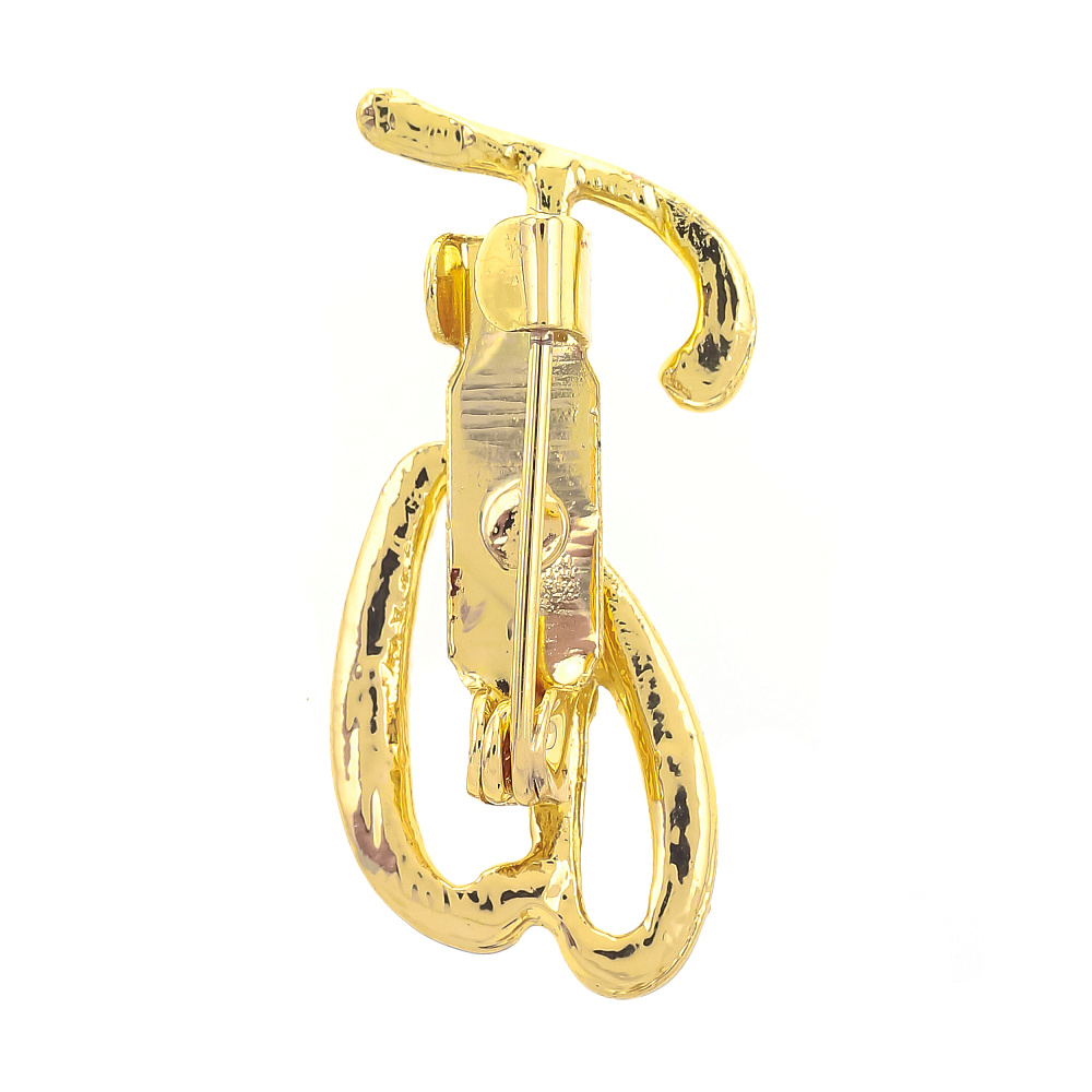 Брошь со стразами «Буква Б» - интернет магазин Русь Велика я фото 1