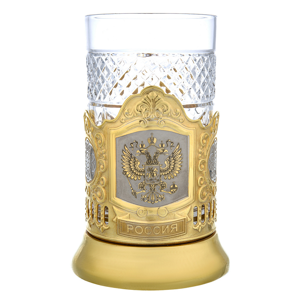 Подстаканник «Герб РФ». Златоуст - интернет магазин Русь Велика я 