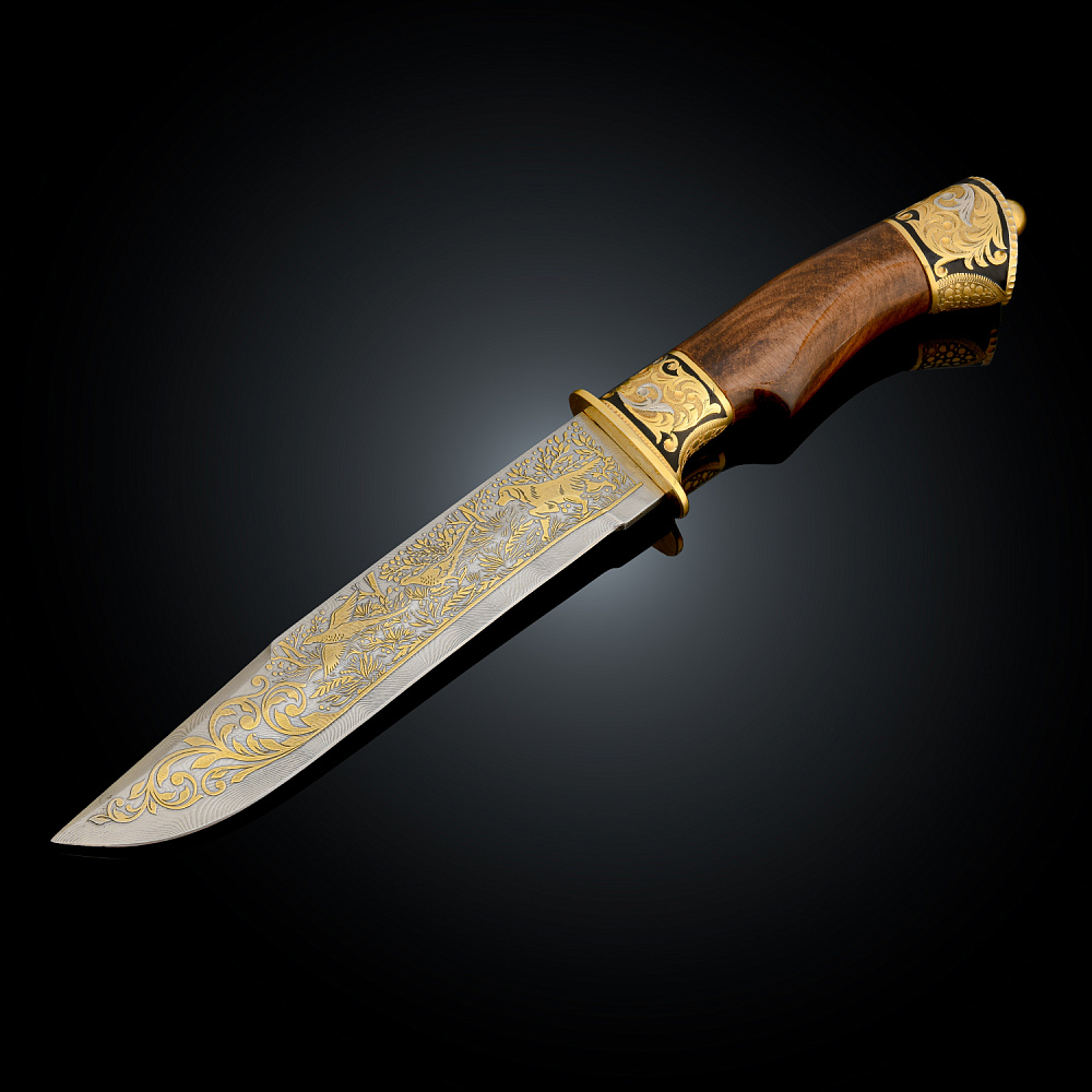 Нож сувенирный «Таежный. Охота». Златоуст - интернет магазин Русь Велика я 