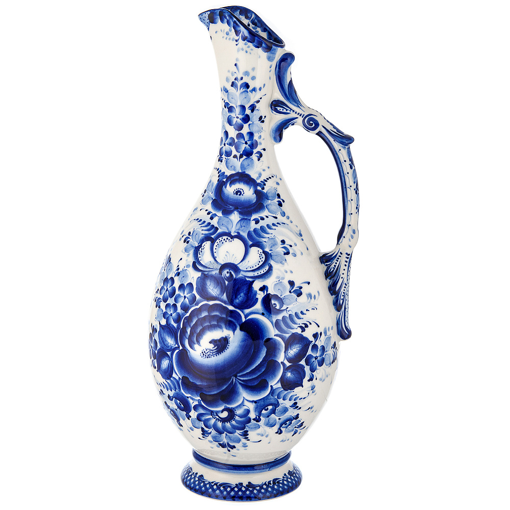 Кувшин фарфоровый «Восток». Гжель - интернет магазин Русь Велика я 