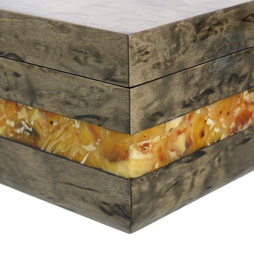 Шкатулка с янтарем «Александр» - интернет магазин Русь Велика я фото 3