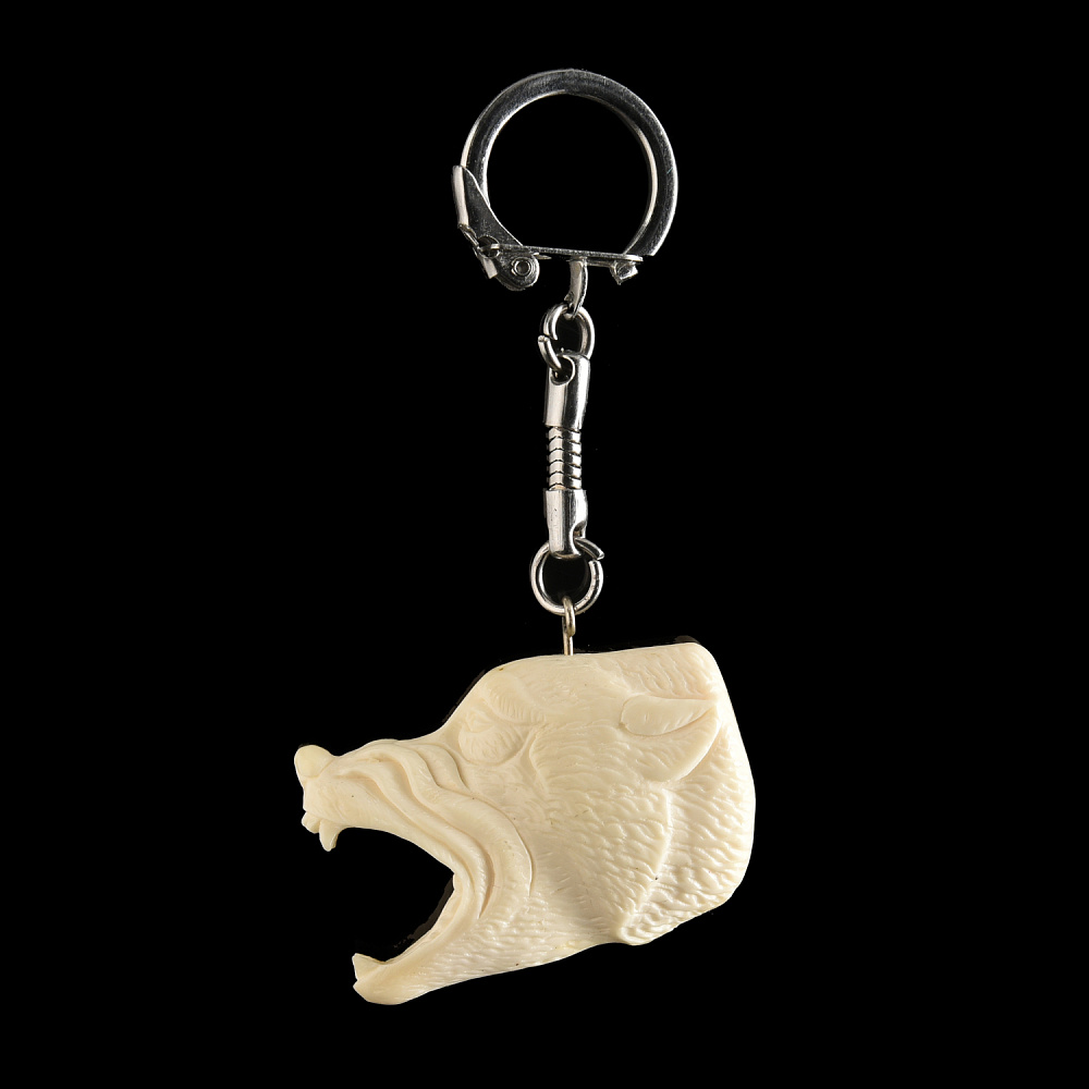 Брелок из бивня мамонта «Бурый медведь» - интернет магазин Русь Велика я фото 1