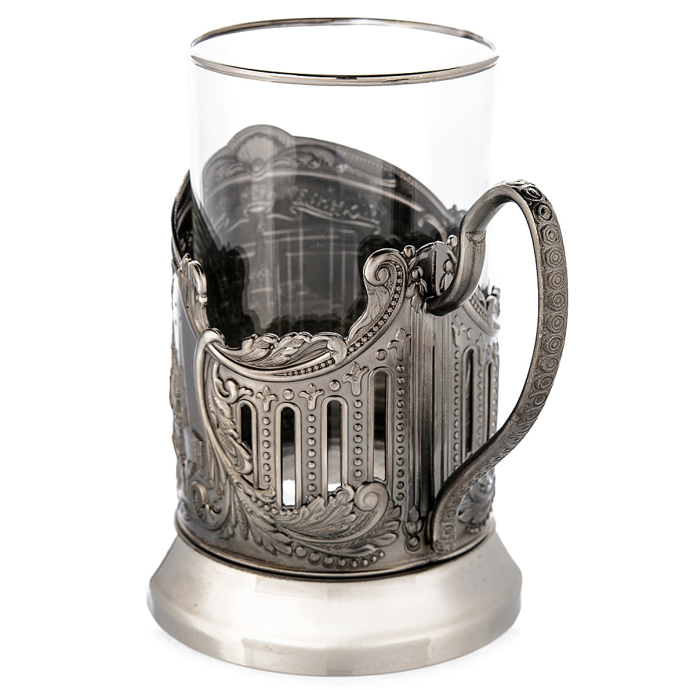 Подстаканник никелированный «Москва. Коллаж» - интернет магазин Русь Велика я фото 2