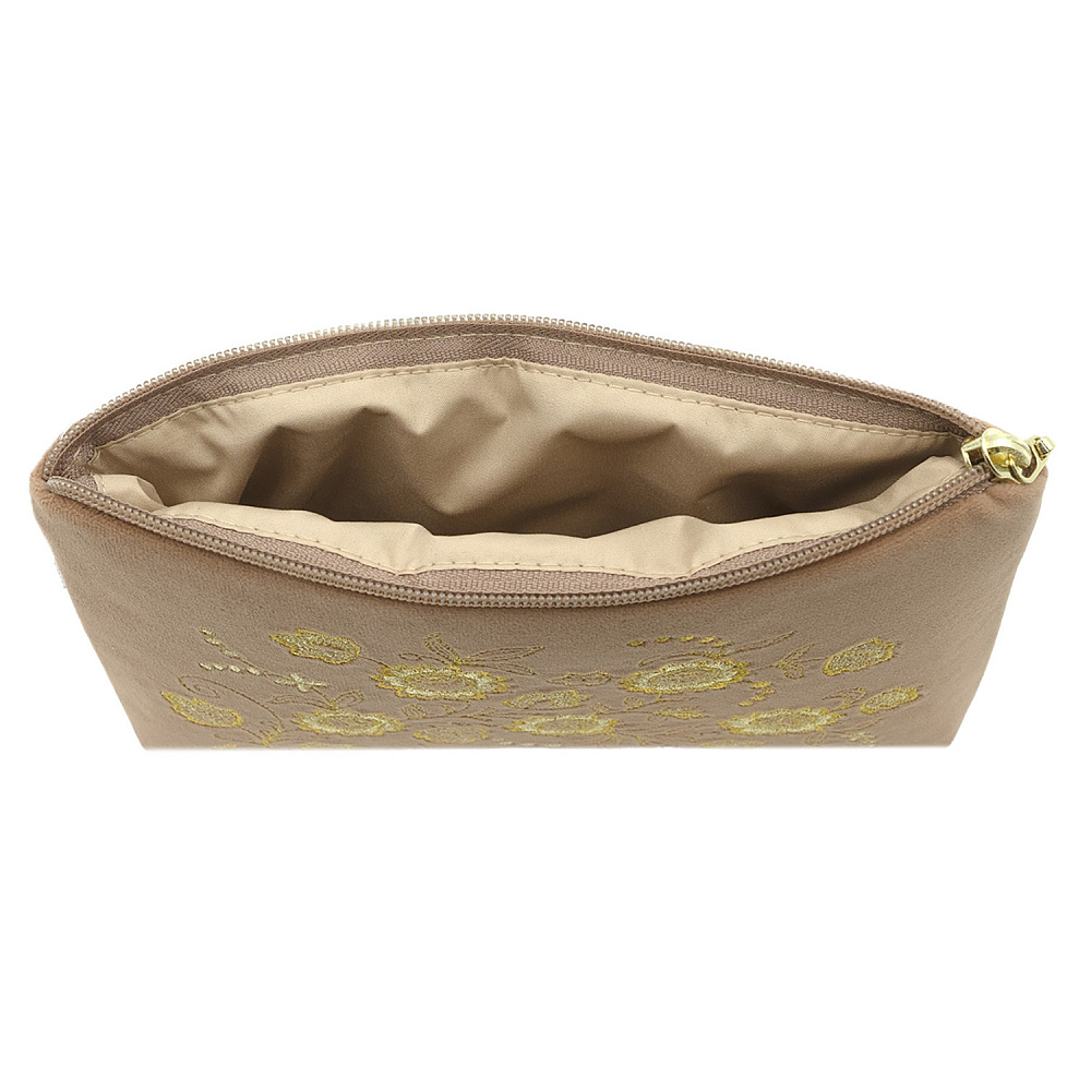 Косметичка «Весеннее настроение». Бежевая с вышивкой - интернет магазин Русь Велика я фото 3