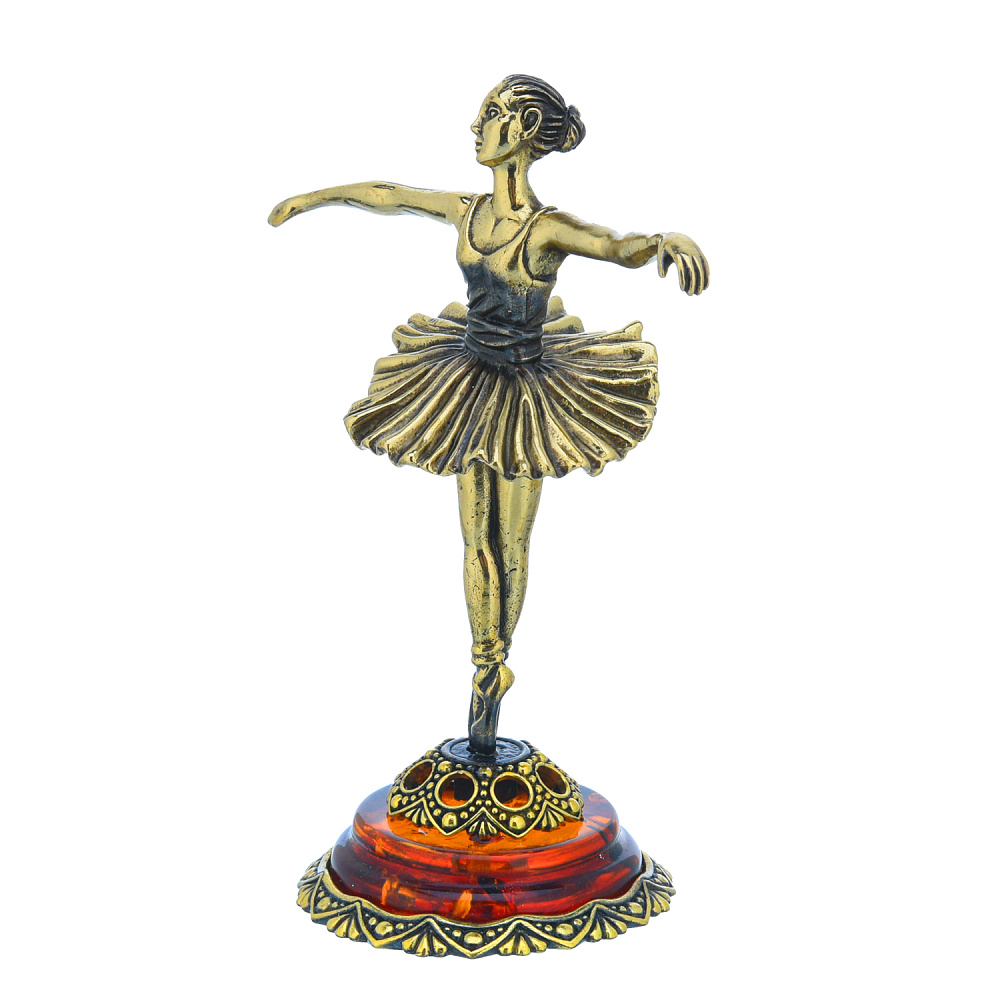 Статуэтка с янтарем «Балерина» - интернет магазин Русь Велика я фото 1